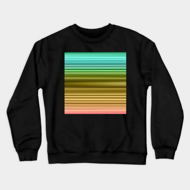 Elegant rainbow stripes Crewneck Sweatshirt by hereswendy